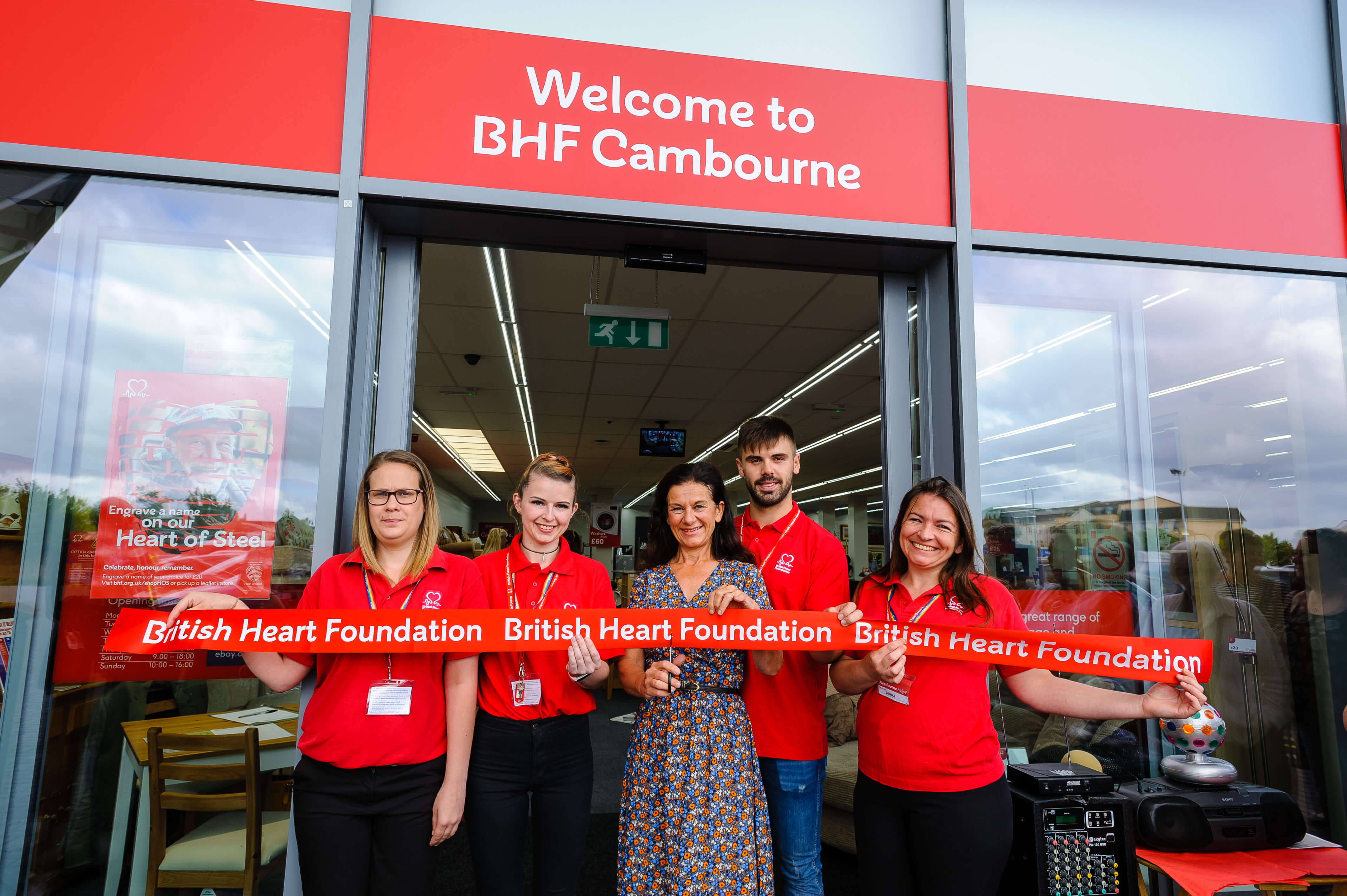 BHF Store Openiing Cambourne Information
