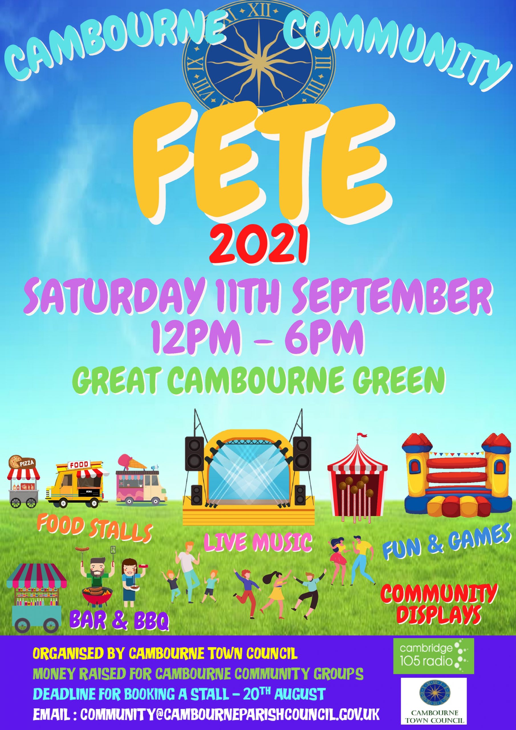 Cambourne Community Fete Poster 2021