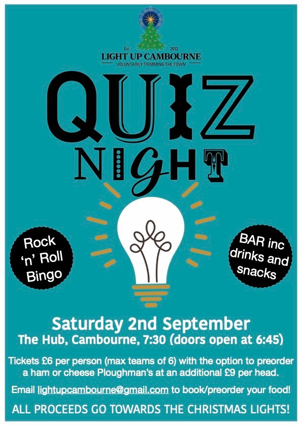 Light Up Cambourne Quiz Night Cambourne Information